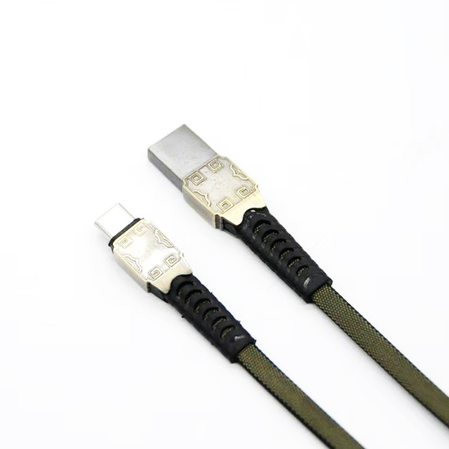 Tressées en tissu de type C 5A USB Fast Charging Câble Câble Accessoires de téléphone cellulaire