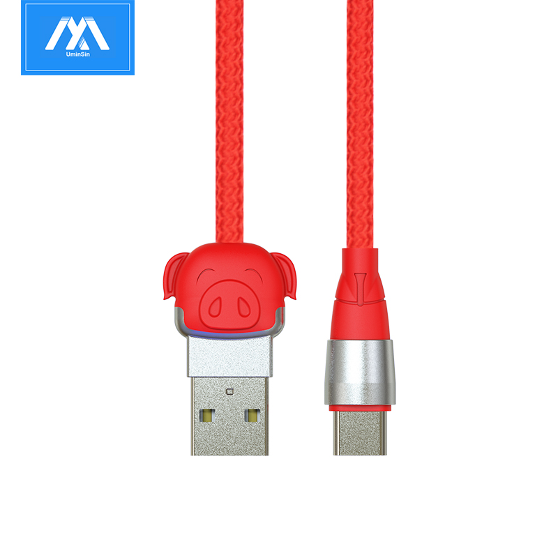 2019 nouvelle arrivée 3FT câble USB câble de chargeur rapide USB A à Typec USB câble de données de charge