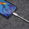 50cm 3A Tissu Tressé Charge Rapide Sync Chargeur Type C Câble USB pour Huawei Xiaomi Téléphones