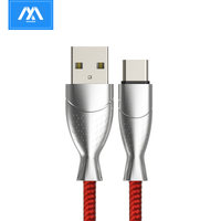 5A Câble de chargeur USB Type C pour Huawei P9 Honor 8 Oneplus 3FT Téléphone portable Charge rapide Câble de données USB C