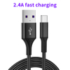Accessoires de téléphone portable 3ft USB Câble USB TIPO-C HIGH SPEED 2,4A Charge USB Type C Cable pour Samsung